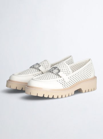 Liu Jo Leren mocassins wit