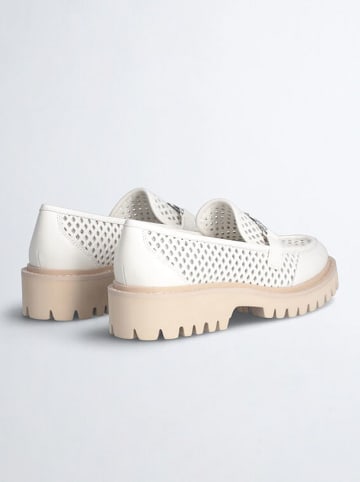 Liu Jo Leren mocassins wit