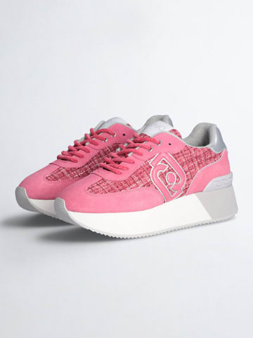 Liu Jo Sneakersy w kolorze srebrno-różowym
