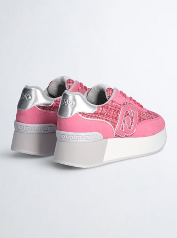 Liu Jo Sneakersy w kolorze srebrno-różowym