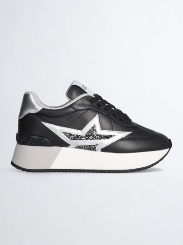 Liu Jo Sneakersy w kolorze srebrno-czarnym