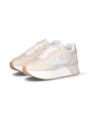 Liu Jo Sneakers in Beige/ Silber