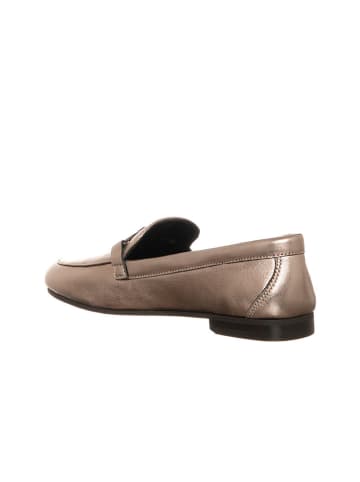 Liu Jo Leder-Mokassins in Gold