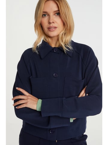 Rich & Royal Sweatjacke in Dunkelblau