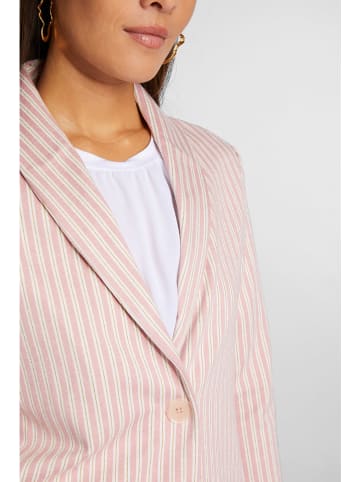 Rich & Royal Blazer in Rosa/ Weiß