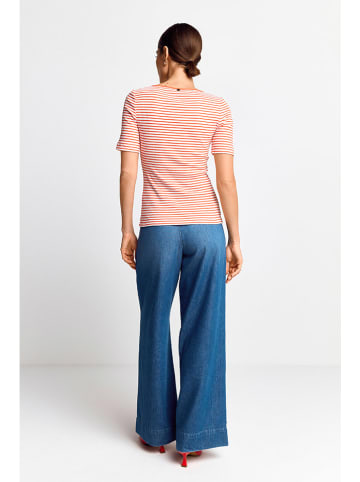 Rich & Royal Shirt in Weiß/ Orange