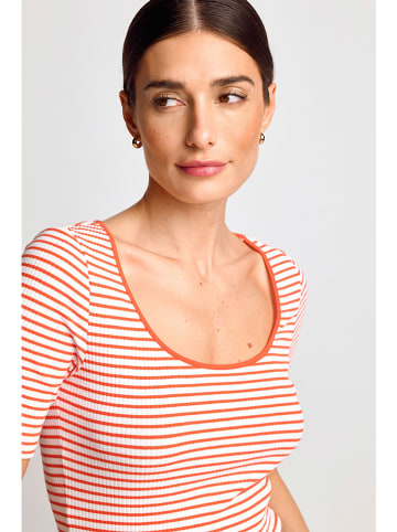 Rich & Royal Shirt in Weiß/ Orange