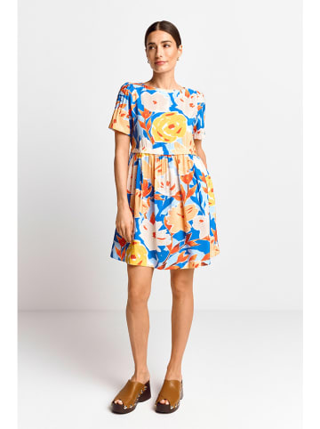 Rich & Royal Jurk blauw/geel