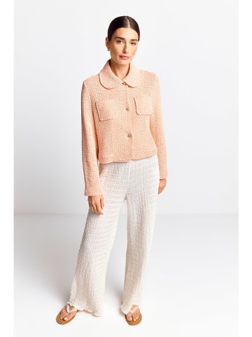 Rich & Royal Sweatjacke in Aprikot