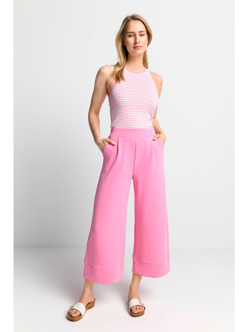 Rich & Royal Top in Pink/ Weiß