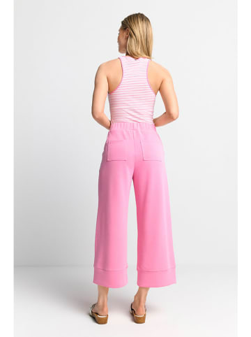 Rich & Royal Top in Pink/ Weiß