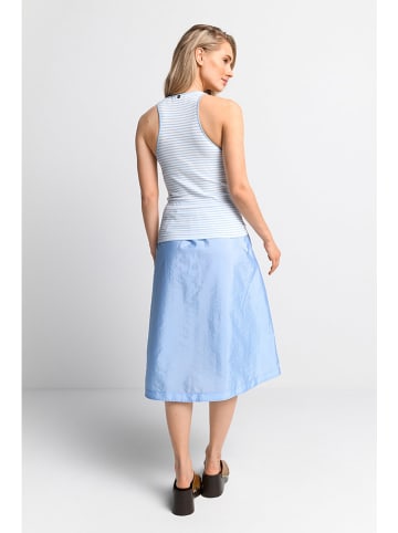 Rich & Royal Top lichtblauw/wit