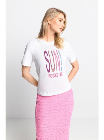 Rich & Royal Shirt in Weiß/ Pink