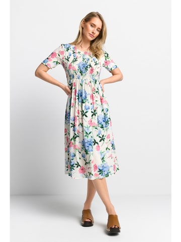 Rich & Royal Kleid in Creme/ Rosa/ Hellblau