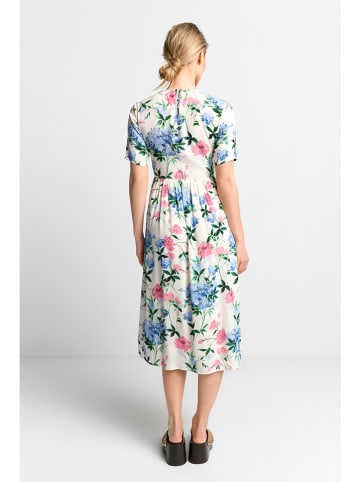 Rich & Royal Kleid in Creme/ Rosa/ Hellblau