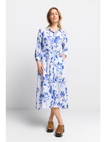Rich & Royal Jurk wit/blauw
