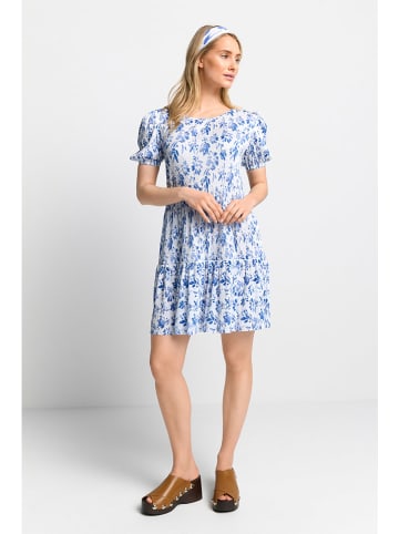 Rich & Royal Kleid in Weiß/ Blau