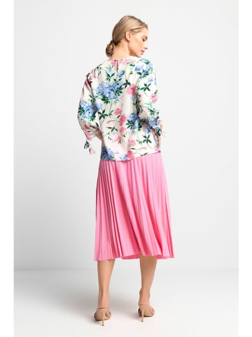 Rich & Royal Bluse in Creme/ Rosa/ Hellblau
