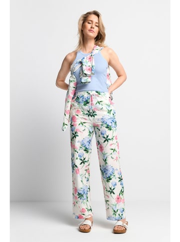 Rich & Royal Hose in Creme/ Hellblau/ Rosa