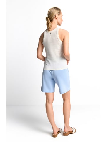 Rich & Royal Leinen-Top in Creme