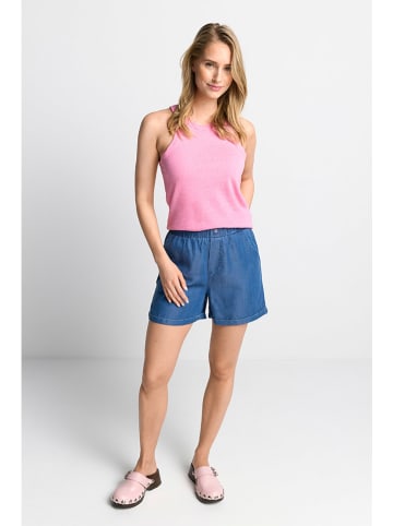 Rich & Royal Leinen-Top in Pink