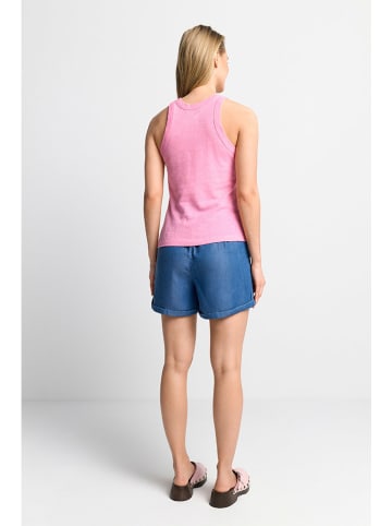 Rich & Royal Leinen-Top in Pink