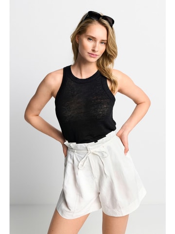 Rich & Royal Lniany top w kolorze czarnym