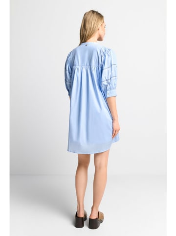 Rich & Royal Leinen-Kleid in Hellblau