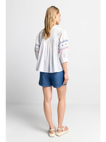 Rich & Royal Blouse wit/blauw