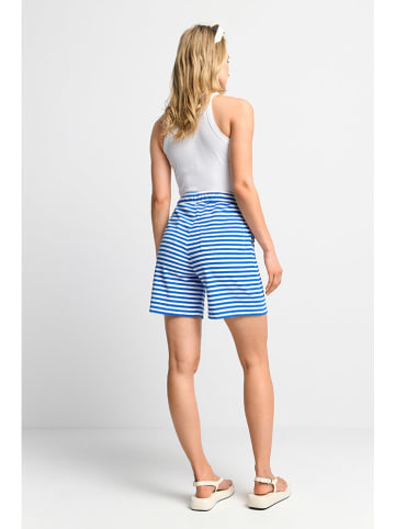 Rich & Royal Shorts in Weiß/ Blau