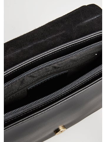 maison héritage PARIS Leder-Umhängetasche "Tex Suede" in Schwarz - (B)25 x (H)19 x (T)9 cm