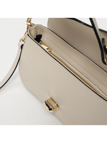 maison héritage PARIS Leren schoudertas "Lina" beige - (B)28 x (H)14 x (D)7 cm