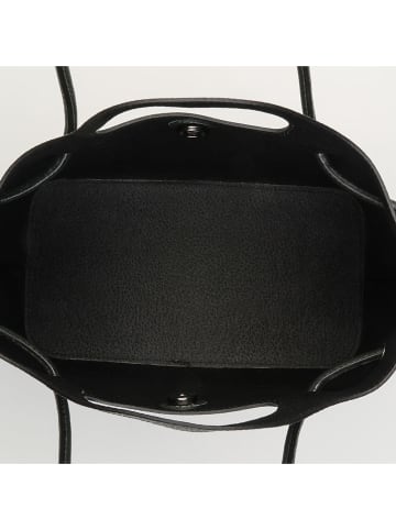 maison héritage PARIS Leder-Shopper "Prun" in Dunkelgrün - (B)41 x (H)26 x (T)16 cm