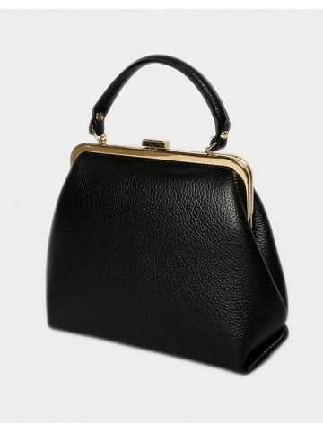 maison héritage PARIS Leder-Henkeltasche "Usse" in Schwarz - (B)30 x (H)20 x (T)10 cm