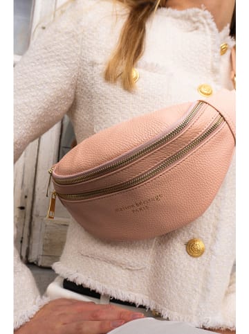 maison héritage PARIS Leder-Brustbeutel "Mouki"  in Rosa - (B)27 x (H)11,5 x (T)7,5 cm