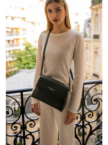 maison héritage PARIS Leder-Umhängetasche "Vaya" in Schwarz - (B)27 x (H)18 x (T)7 cm