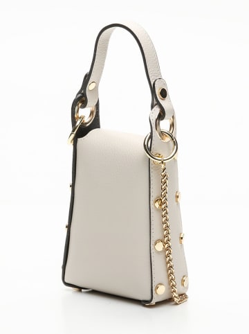 maison héritage PARIS Leder-Handytasche "Vera" in Creme - (B)12 x (H)17 x (T)5 cm