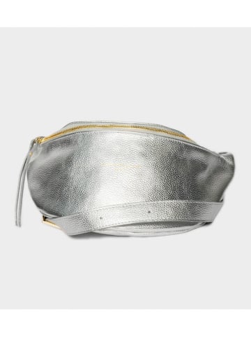 maison héritage PARIS Leder-Brustbeutel "Rachel" in Silber - (B)34 x (H)17 cm