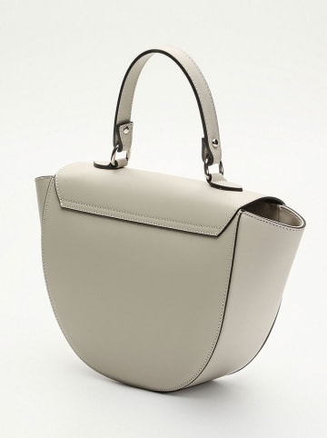 maison héritage PARIS Leren handtas "Votti" beige - (B)28 x (H)21 x (D)9 cm