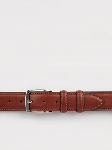 maison héritage PARIS Leder-Gürtel "Mario" in Braun