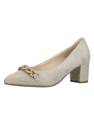 Gabor Leder-Pumps in Beige
