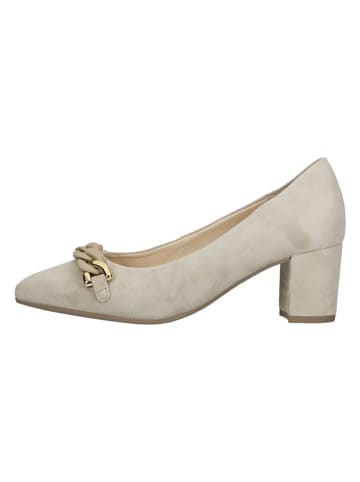 Gabor Leder-Pumps in Beige