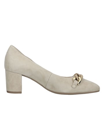 Gabor Leren pumps beige