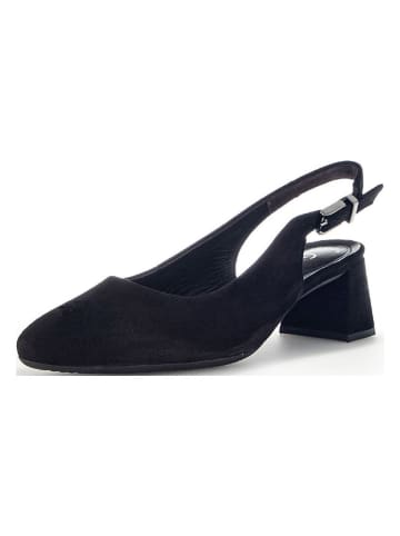 Gabor Leder-Slingpumps  in Schwarz