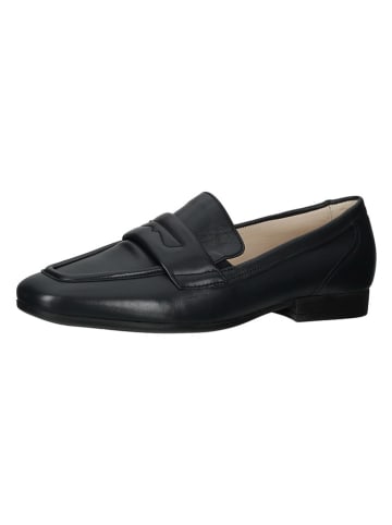 Gabor Leder-Slipper in Schwarz