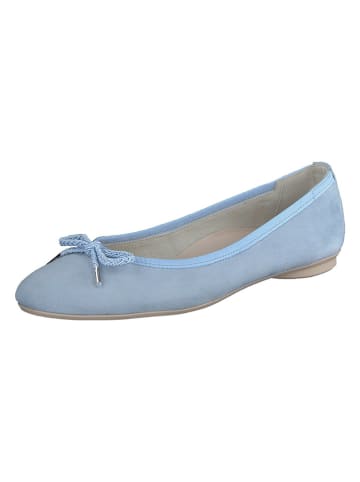 Paul Green Leder-Ballerinas  in Hellblau