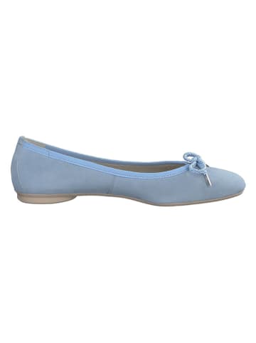 Paul Green Leder-Ballerinas  in Hellblau