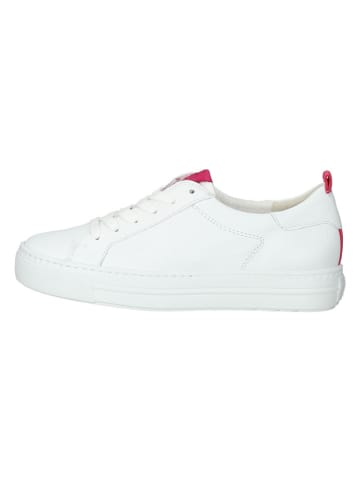 Paul Green Leder-Sneakers in Weiß