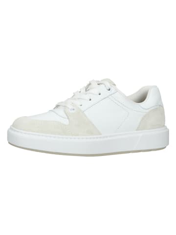 Paul Green Leder-Sneakers in Weiß/ Creme