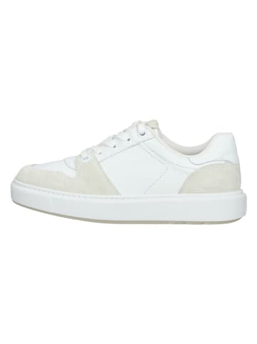 Paul Green Leder-Sneakers in Weiß/ Creme